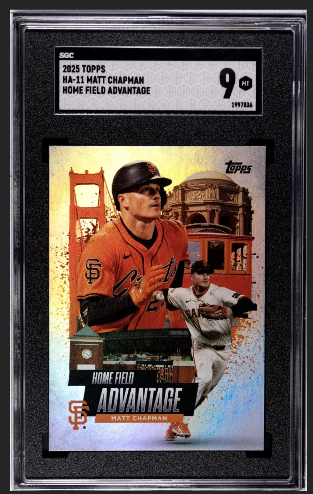 Matt Chapman #HA-11 2025 Topps Baseball Home Field Advantage front