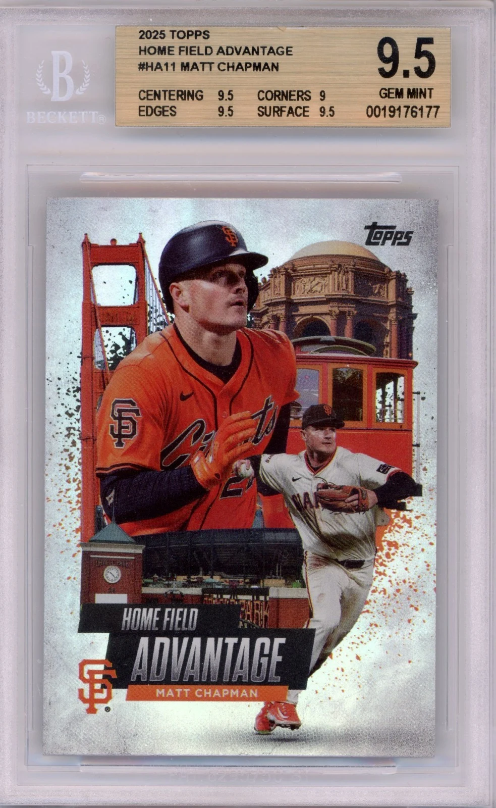 Matt Chapman #HA-11 2025 Topps Baseball Home Field Advantage front