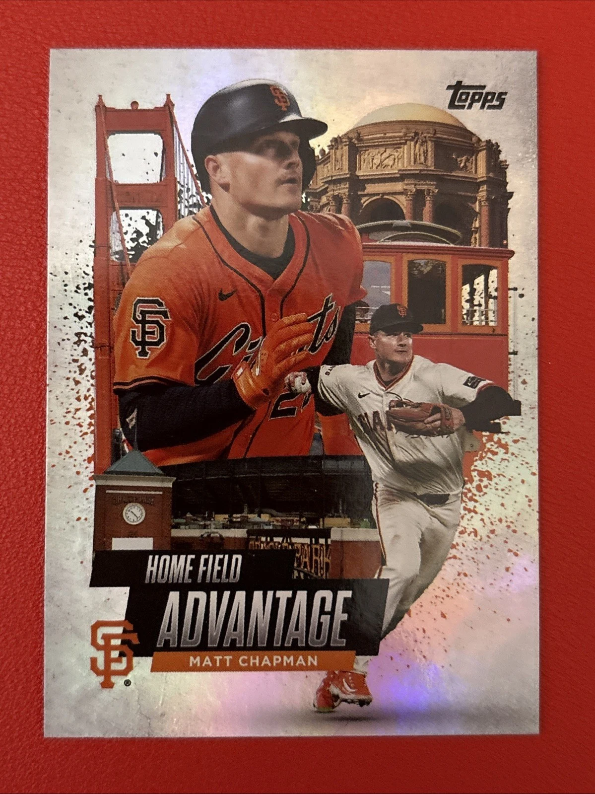 Matt Chapman #HA-11 2025 Topps Chrome Baseball Home Field Advantage front