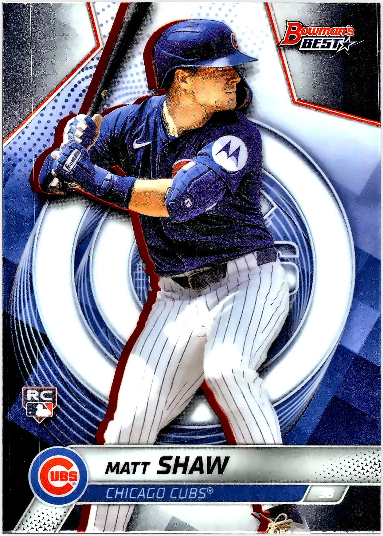 Matt Shaw Rookie Card 2025 Bowman's Best #15 baseball rookie card - Front