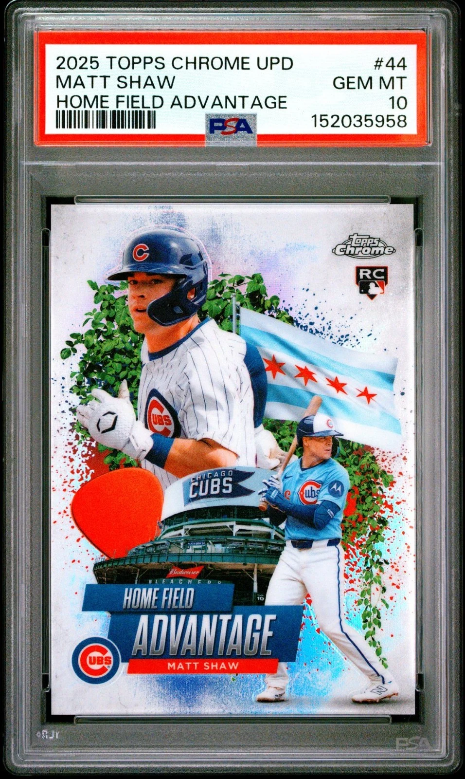 Matt Shaw #HA-44 2025 Topps Update Series Baseball Home Field Advantage front