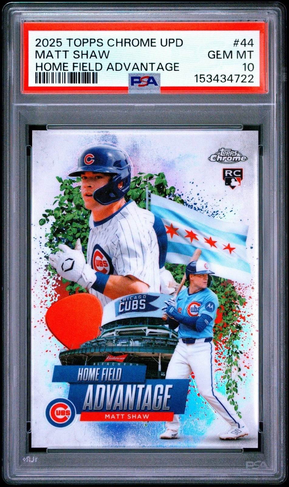 Matt Shaw #HA-44 2025 Topps Update Series Baseball Home Field Advantage front