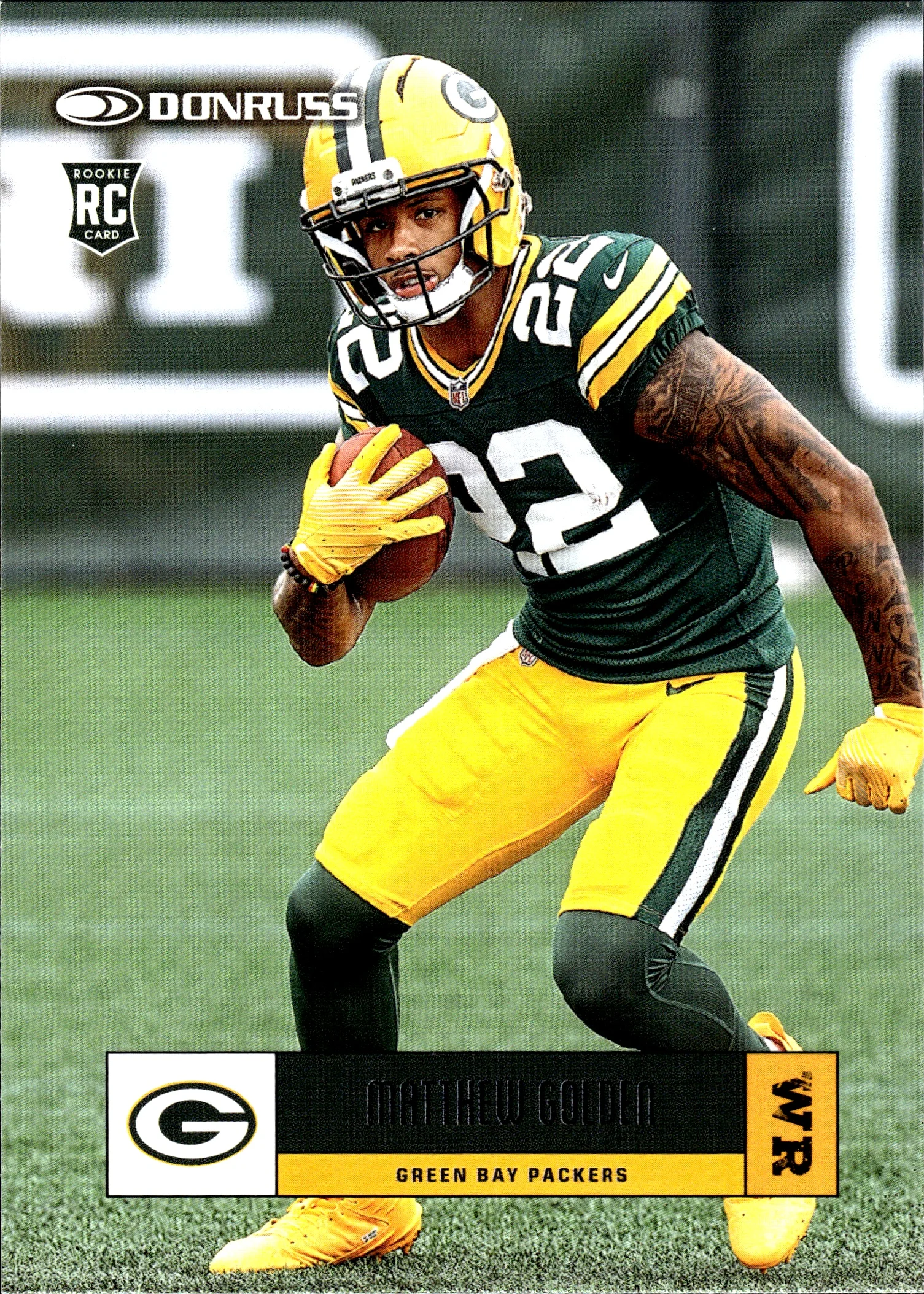 Matthew Golden 2025 Donruss #R05-MTG Retro 2005 football card - Front