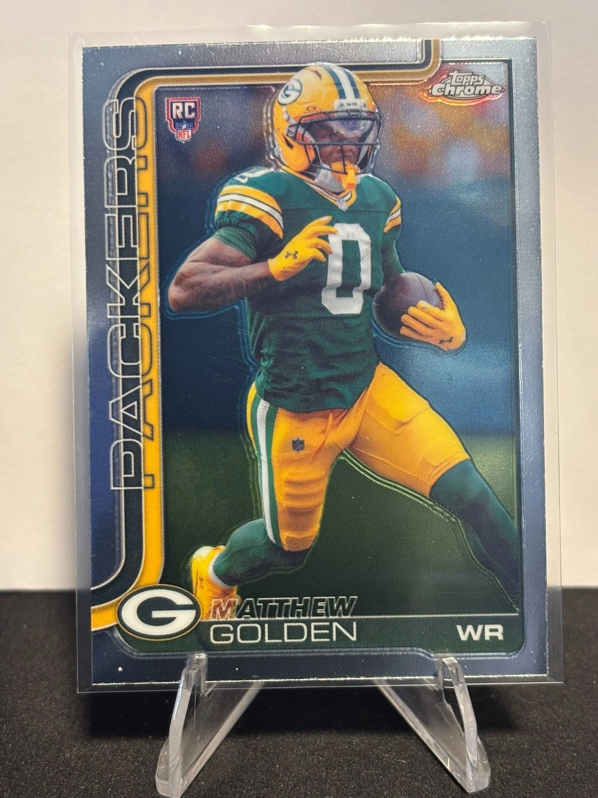 Matthew Golden 2025 Topps Chrome Football card