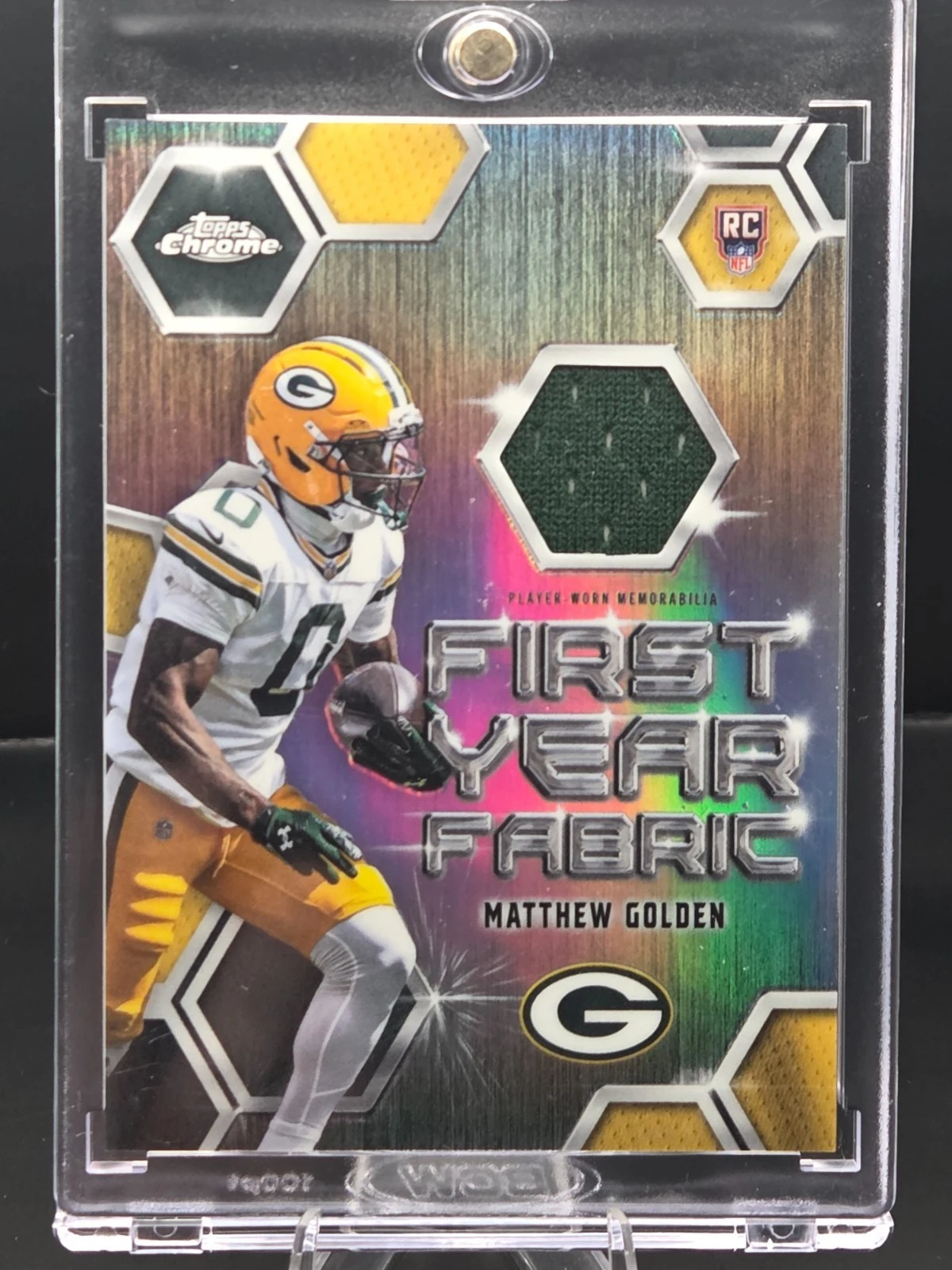 Matthew Golden 2025 Topps Chrome Football card