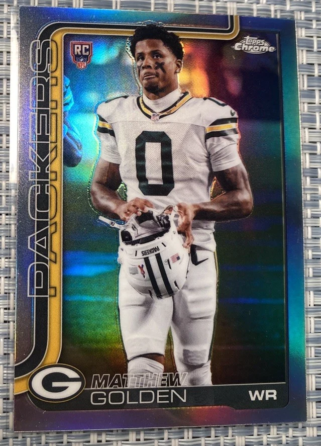 Matthew Golden 2025 Topps Chrome Football card