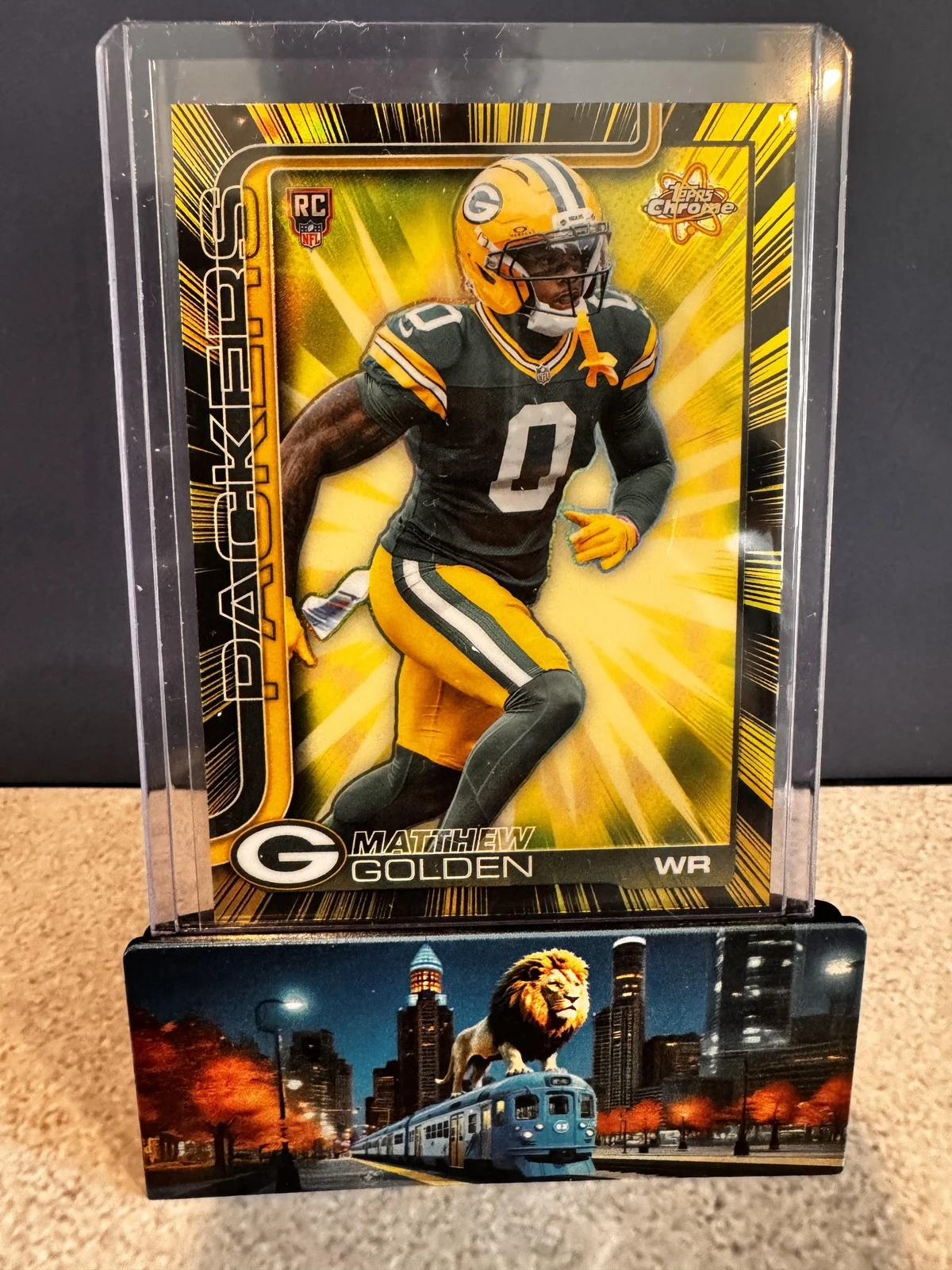 Matthew Golden 2025 Topps Chrome Football card
