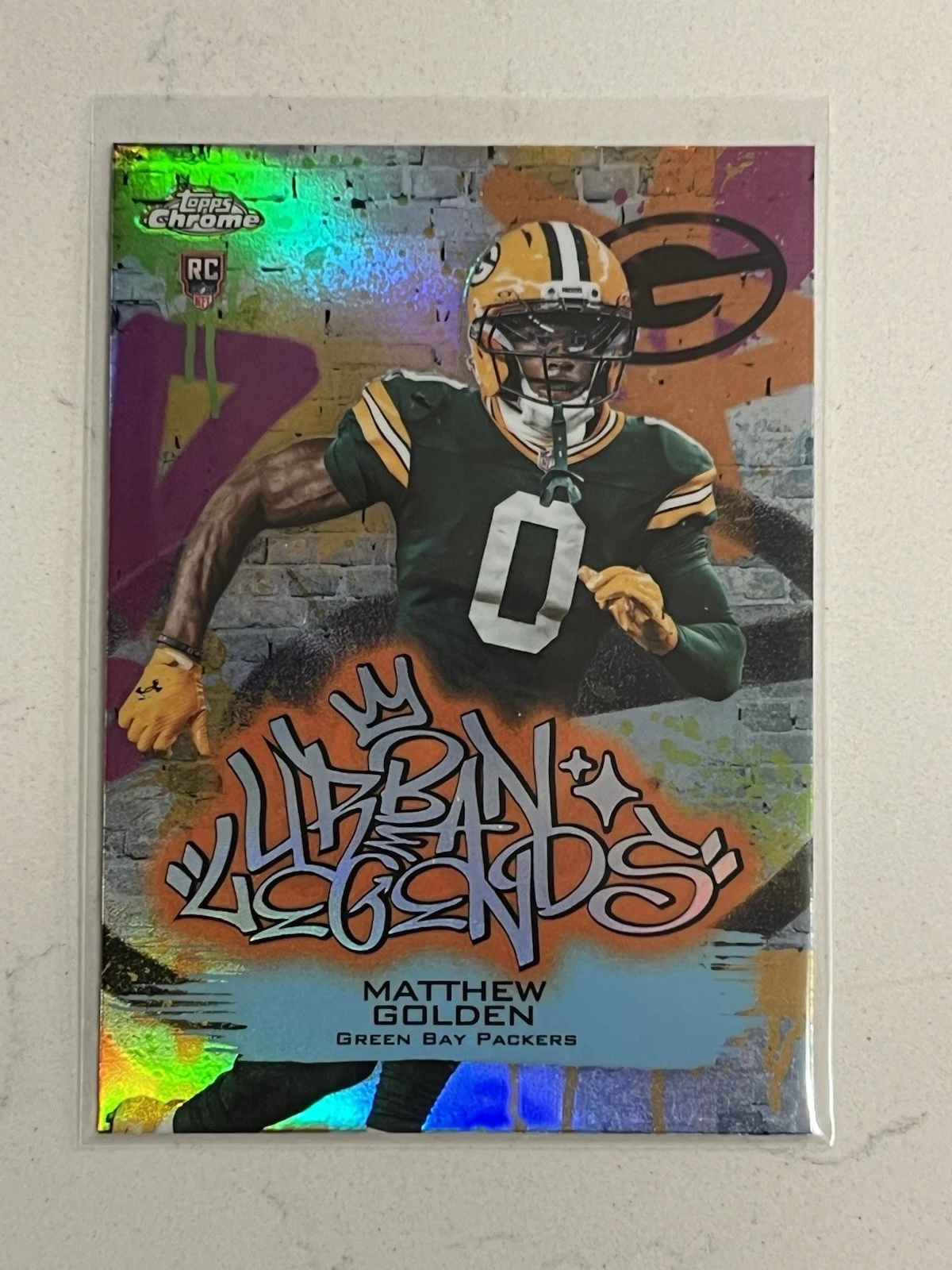 Matthew Golden 2025 Topps Chrome Football card