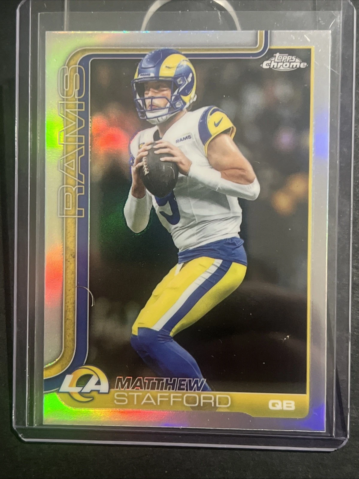 Matthew Stafford 2025 Topps Chrome Football card