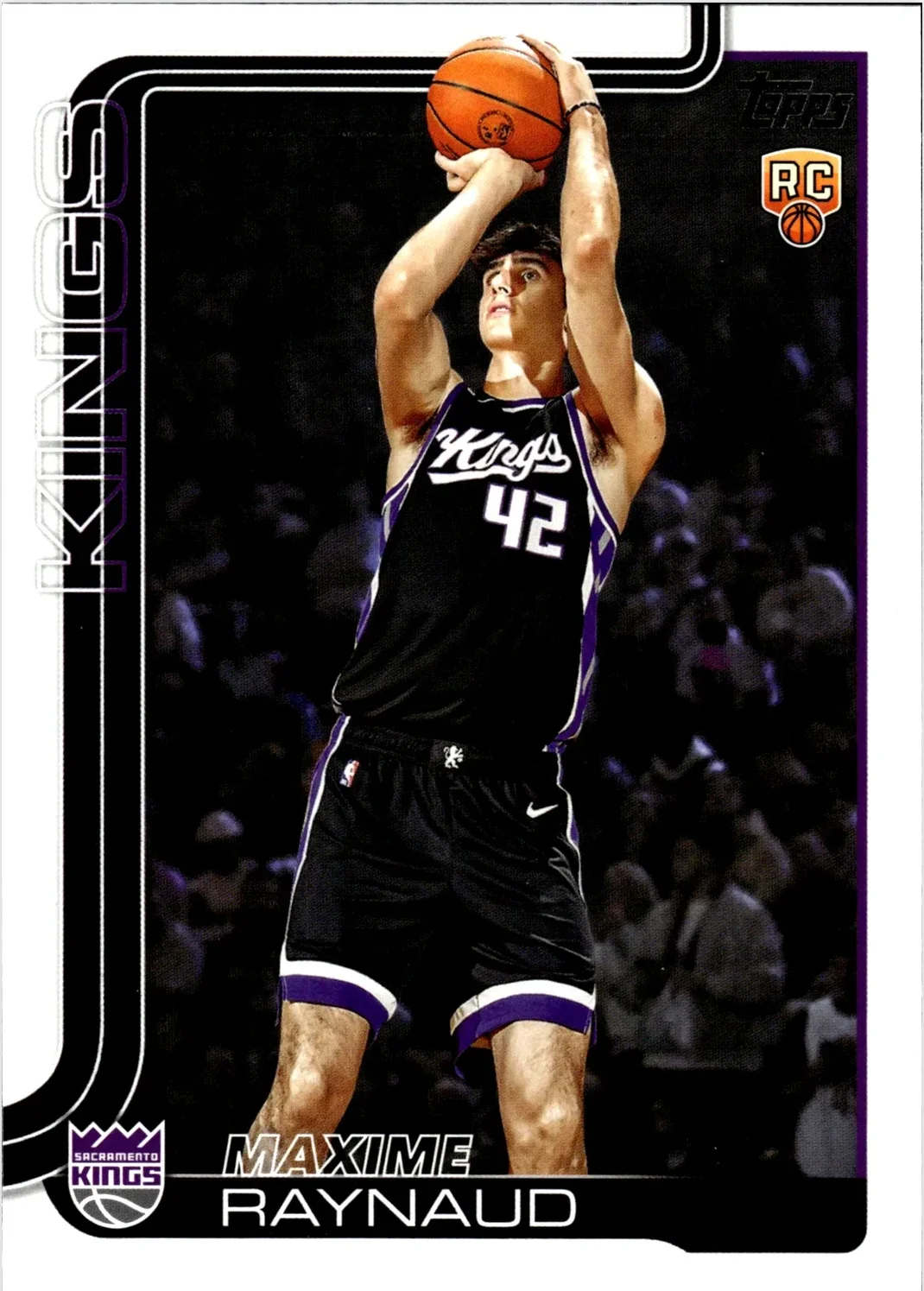 Maxime Raynaud 2025-26 Topps #243 basketball rookie card - Front