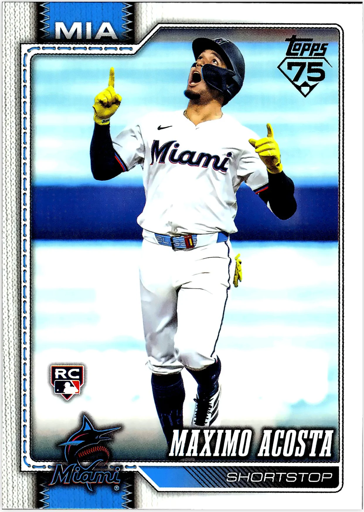 Maximo Acosta 2026 Topps #172 baseball rookie card - Front