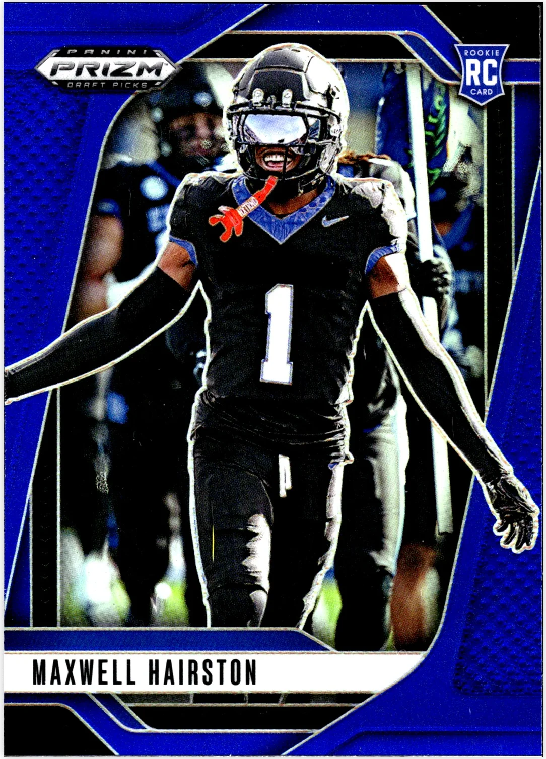 Maxwell Hairston Rookie Card 2025 Panini Prizm Draft Picks #45 Prizms Blue football rookie card - Front