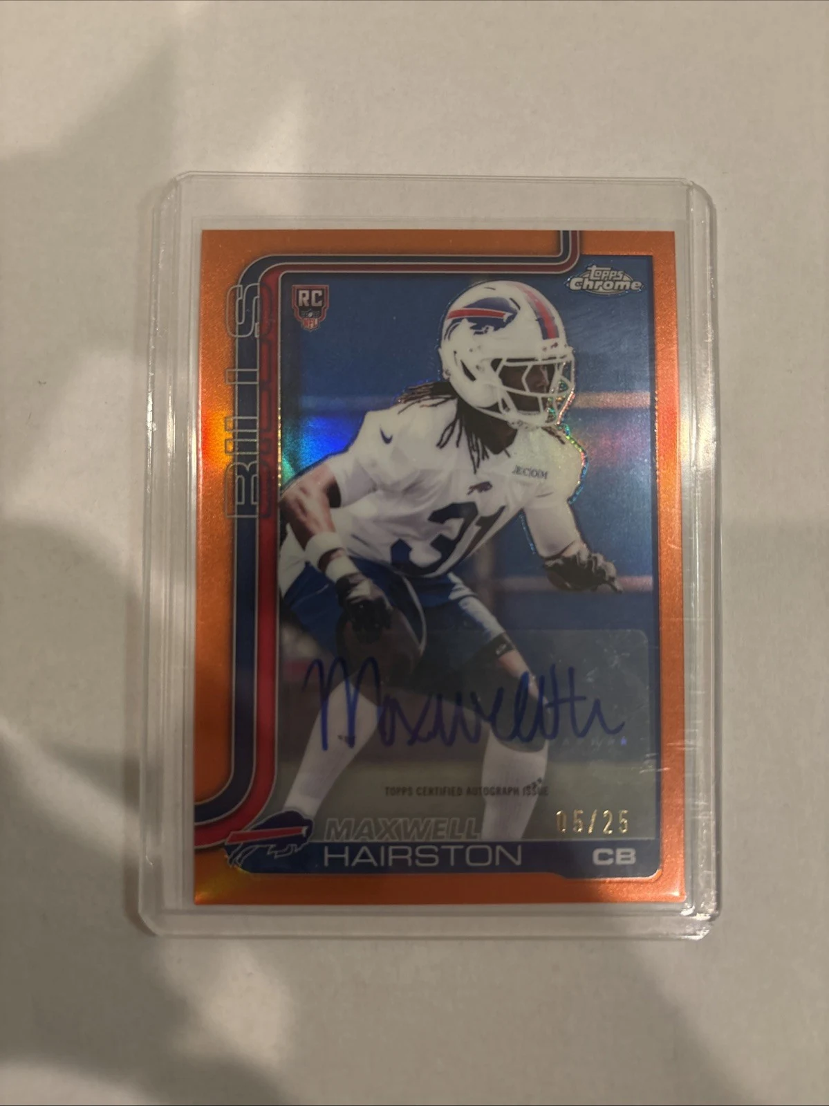 Maxwell Hairston 2025 Topps Chrome Football card