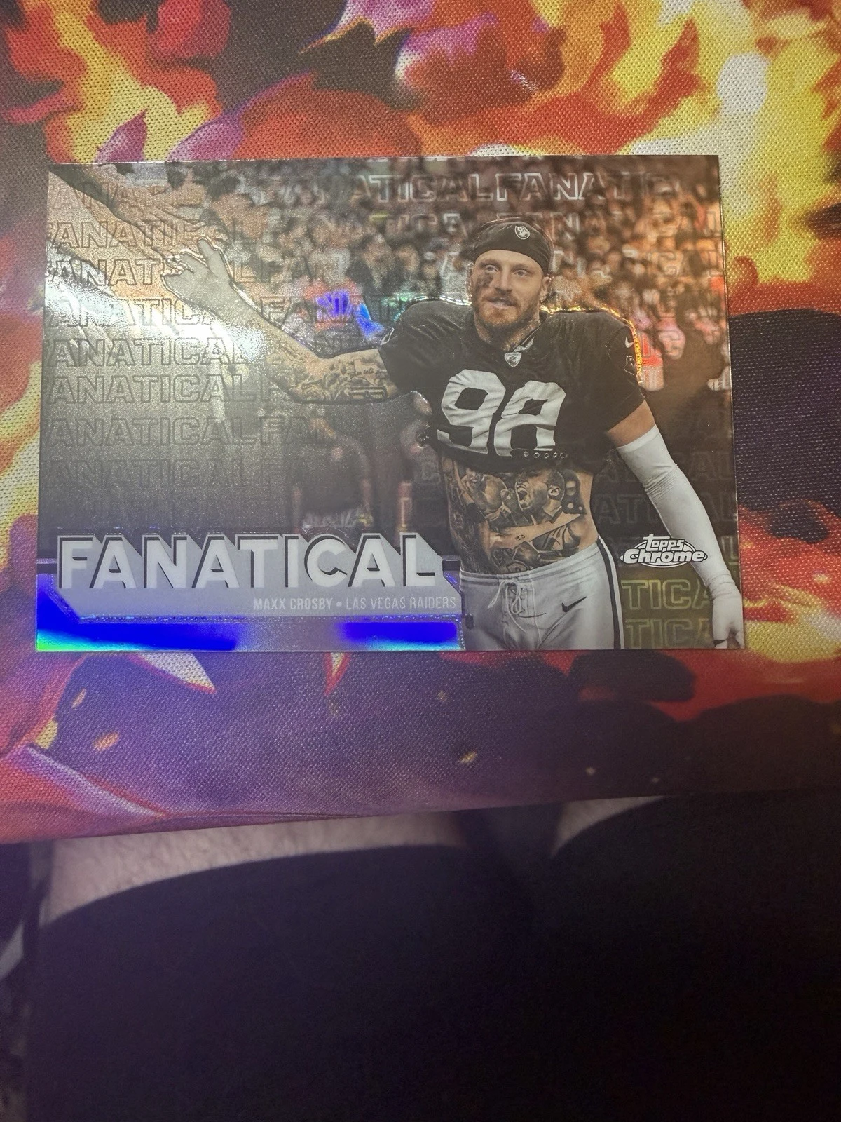Maxx Crosby 2025 Topps Chrome Football card