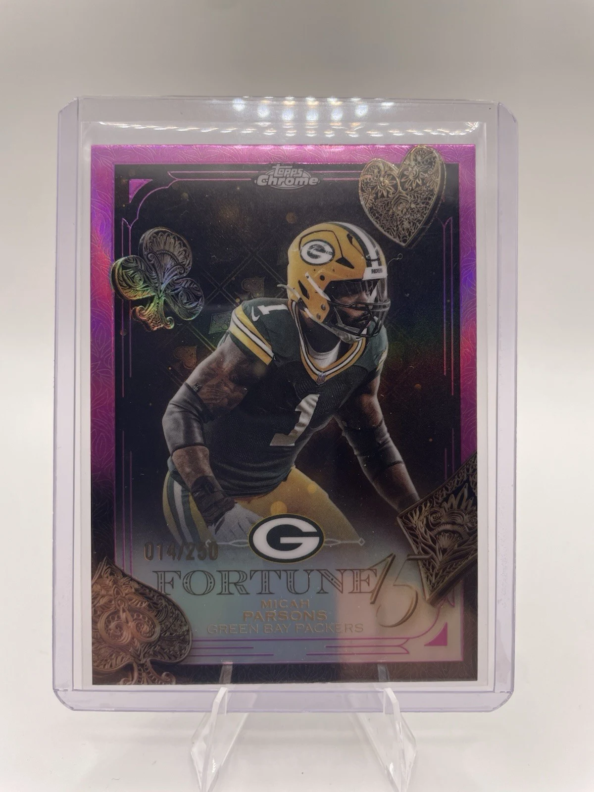 Micah Parsons 2025 Topps Chrome Football card