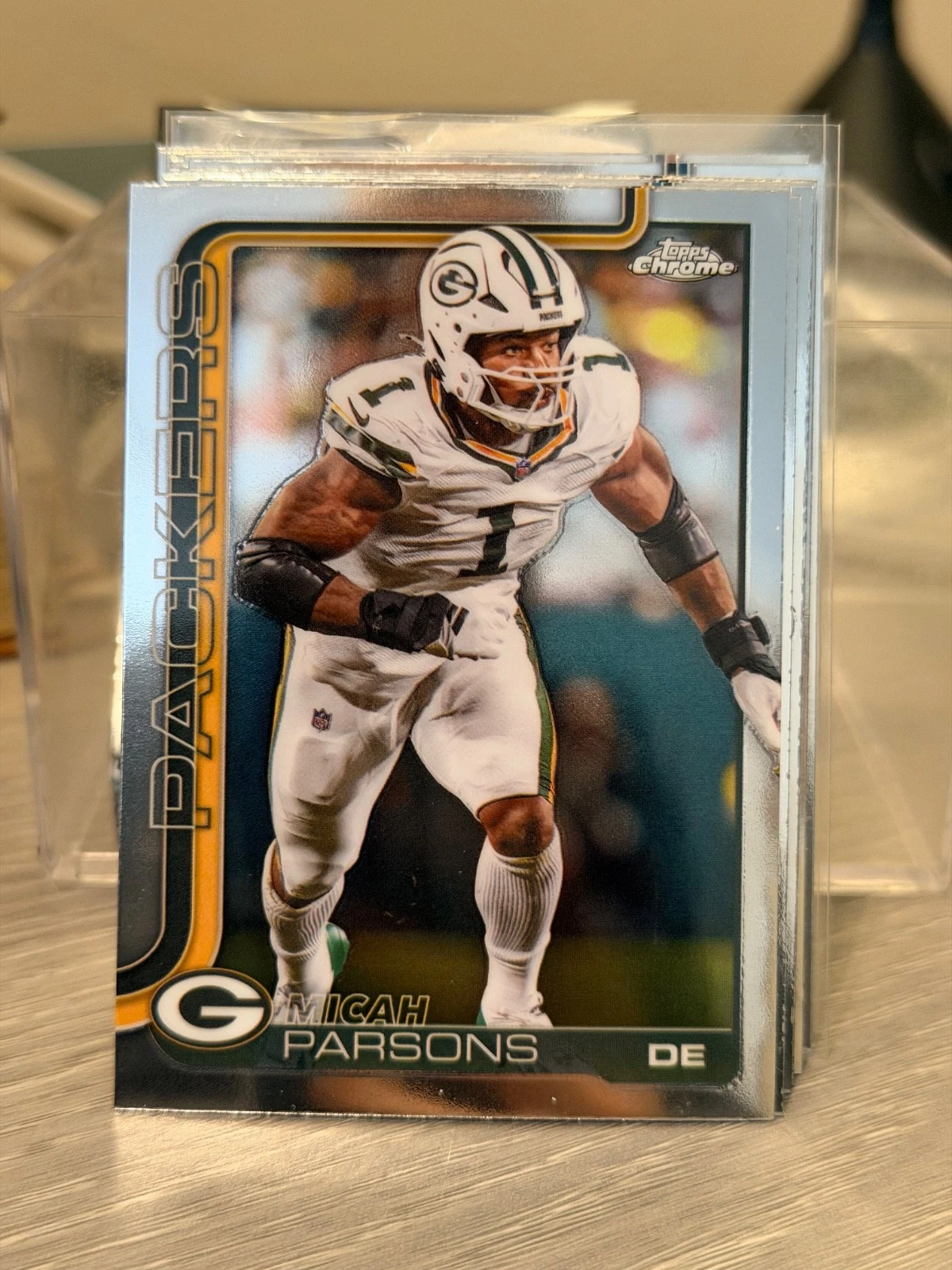 Micah Parsons 2025 Topps Chrome Football card