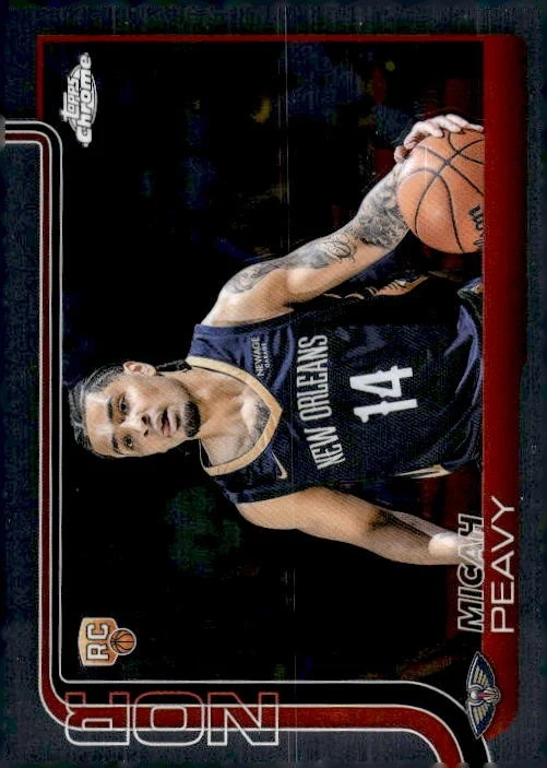 Micah Peavy 2025-26 Topps Chrome card