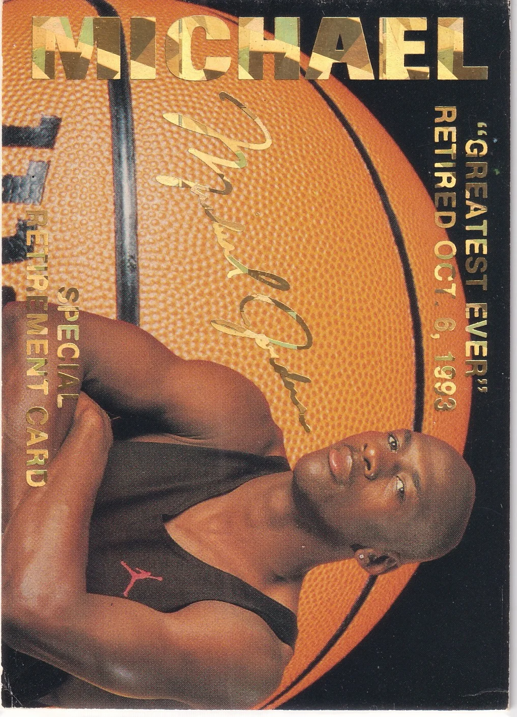 Michael Jordan 1993-94 Arena Sports Michael Jordan (Unlicensed) #NNO basketball card - Front