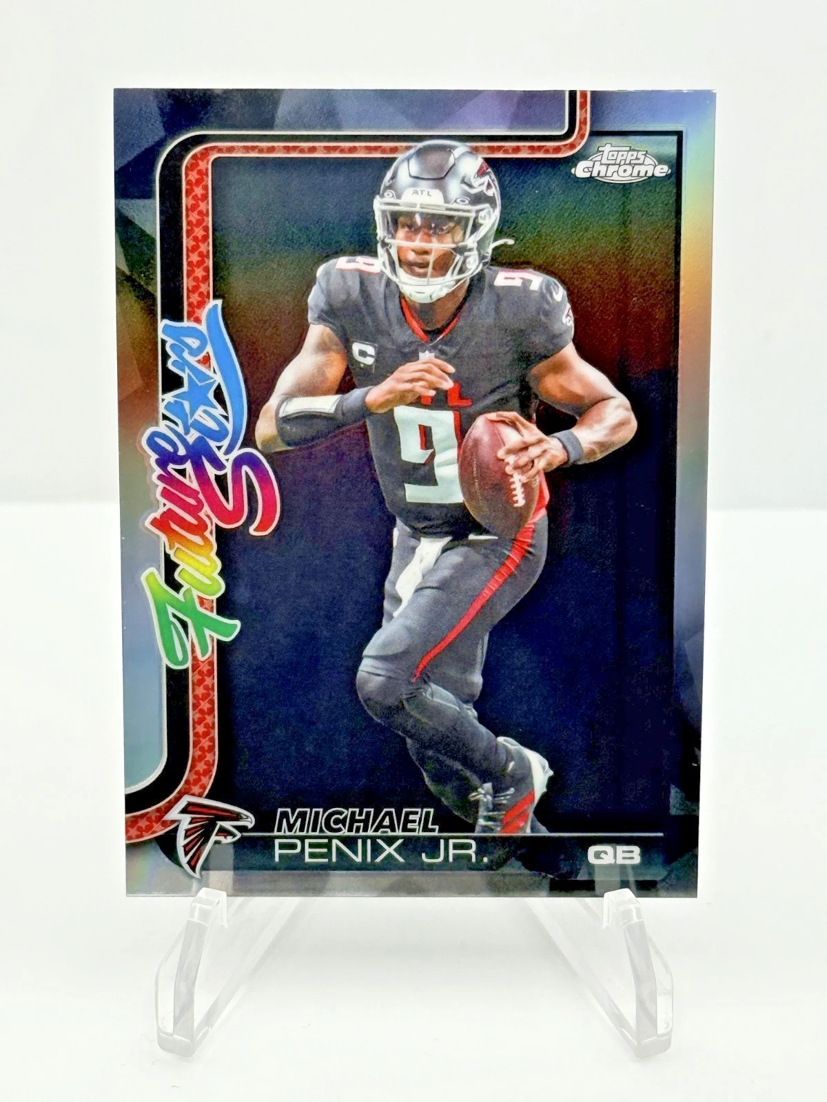 Michael Penix Jr. 2025 Topps Chrome Football card