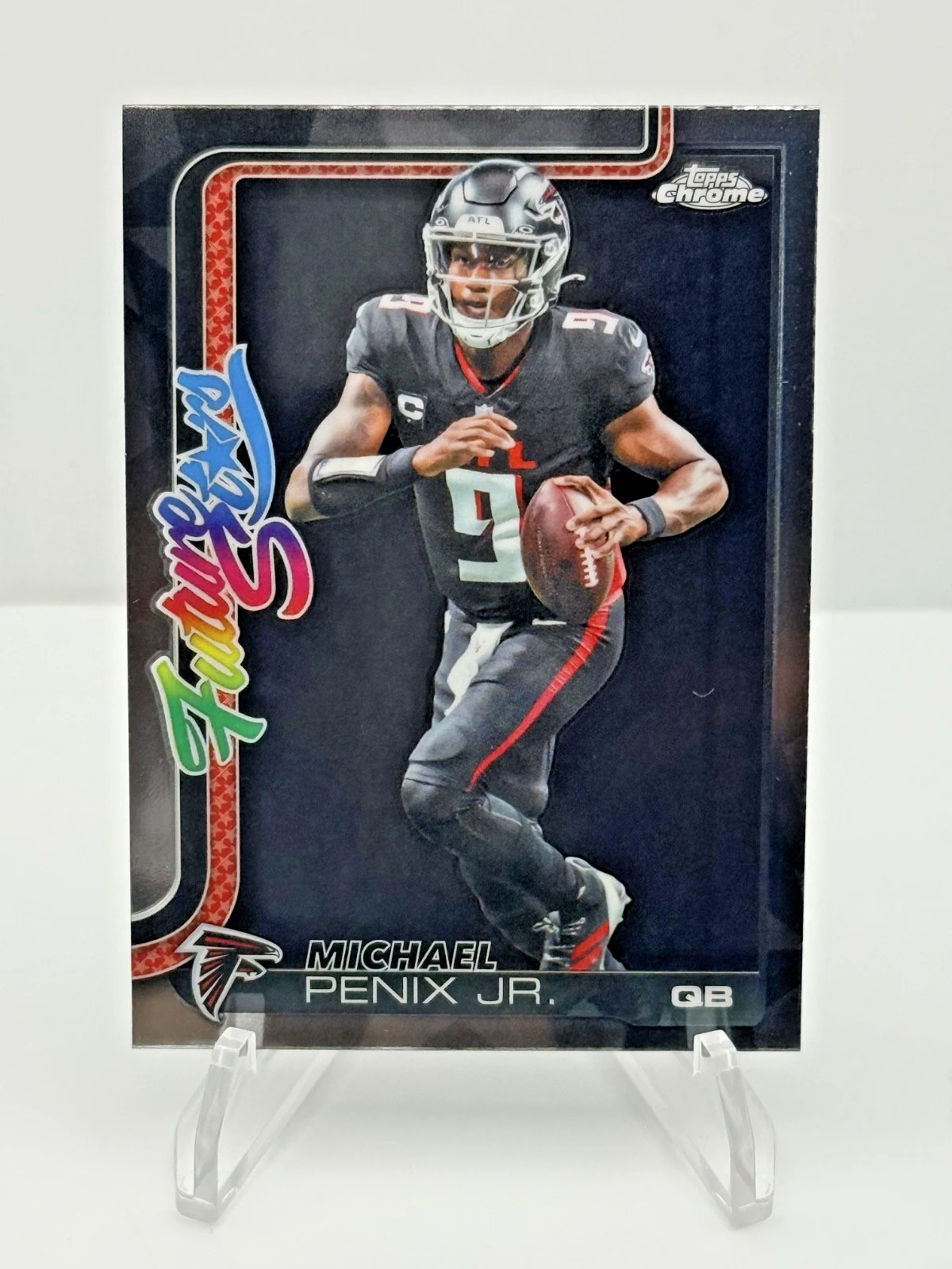 Michael Penix Jr. 2025 Topps Chrome Football card