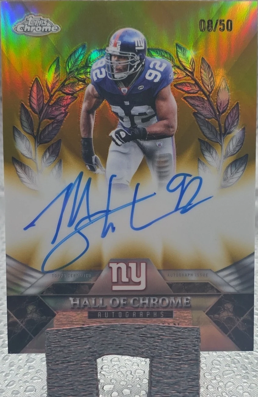 Michael Strahan 2025 Topps Chrome Football card