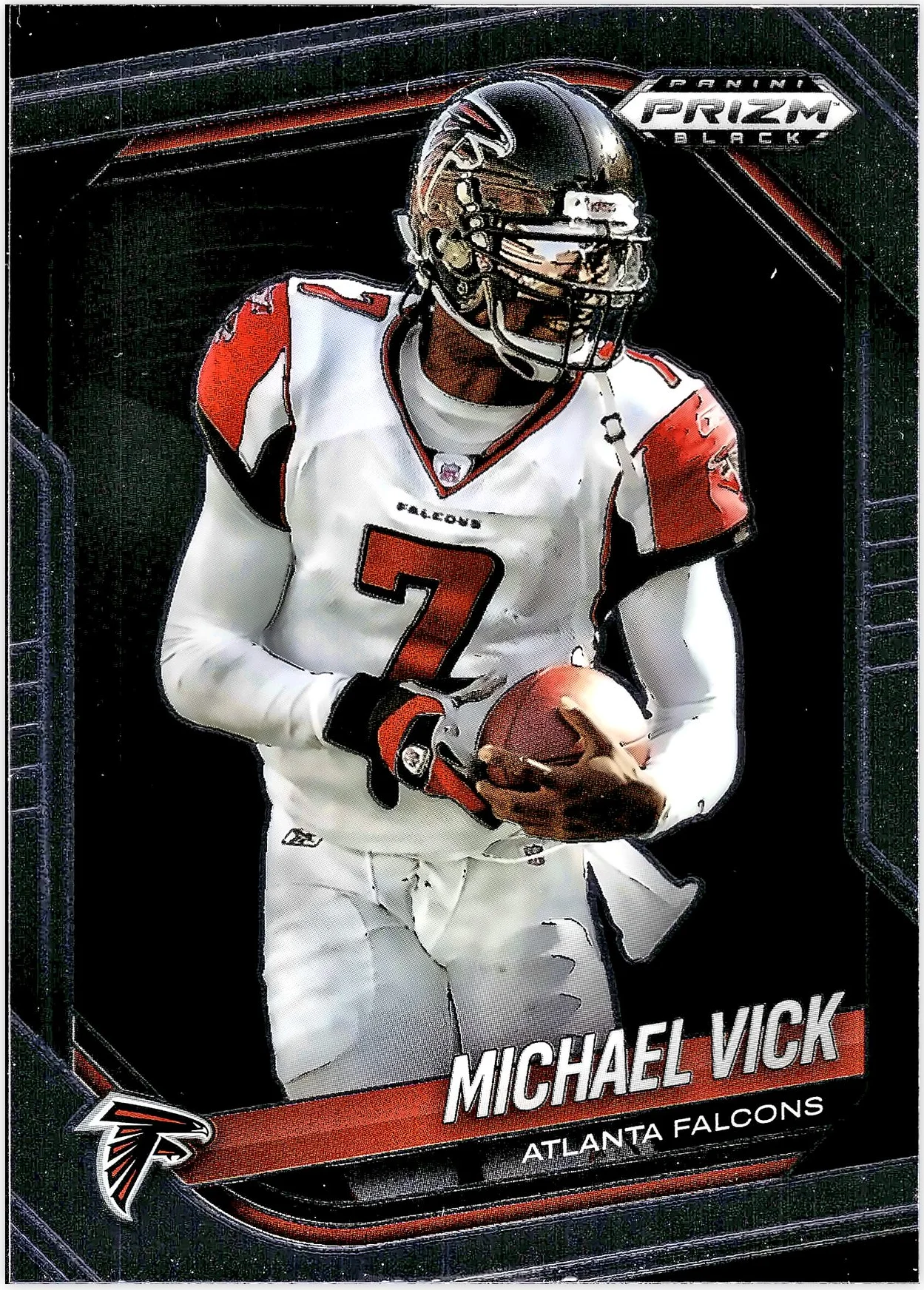 Michael Vick 2025 Panini Prizm Black #5 football card - Front