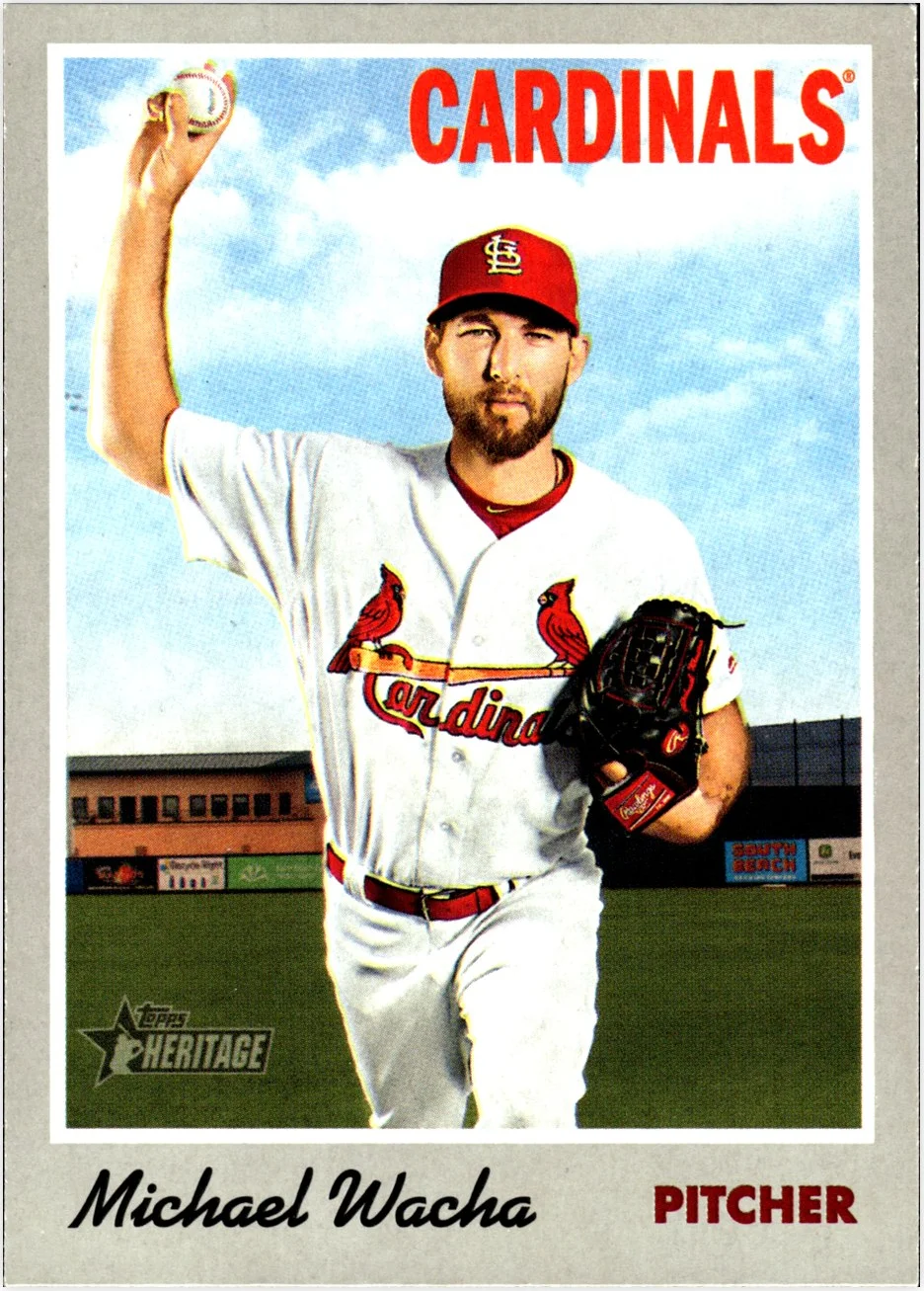 Michael Wacha 2019 Topps Heritage #119 baseball card - Front
