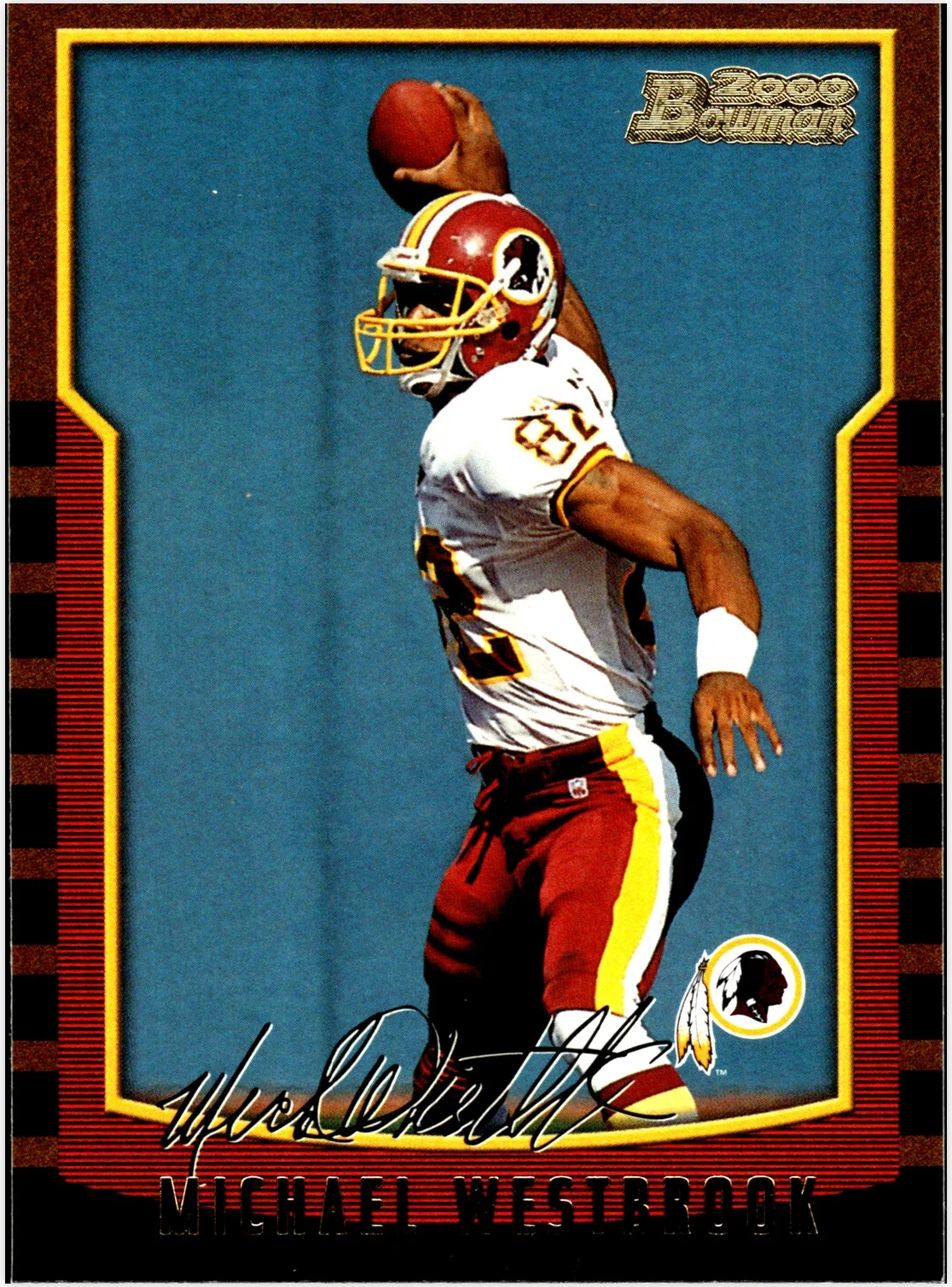 Michael Westbrook 2000 Bowman #120 football card - Front