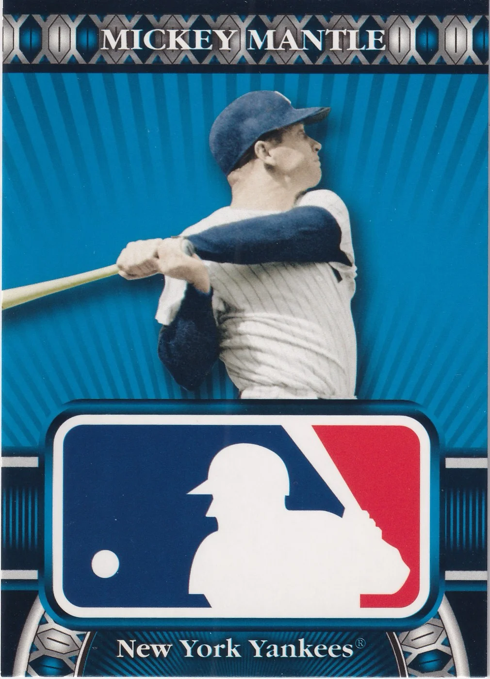 Mickey Mantle 2010 Topps Logoman HTA #HTA-32 baseball card - Front