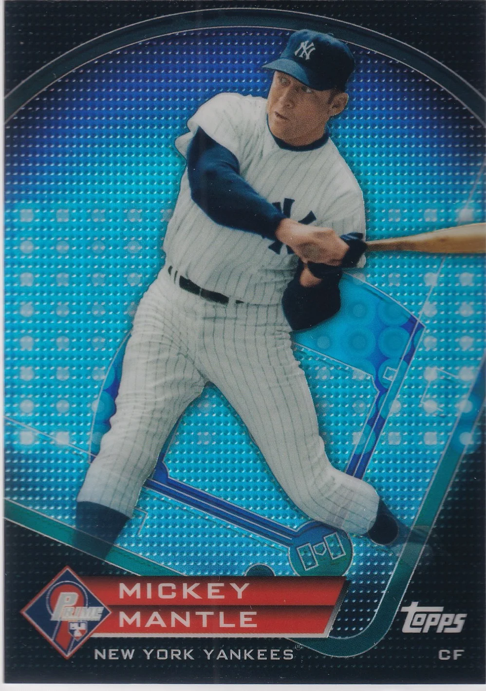 Mickey Mantle 2011 Topps #PNR7 Prime 9 Player of the Week Refractors baseball card - Front