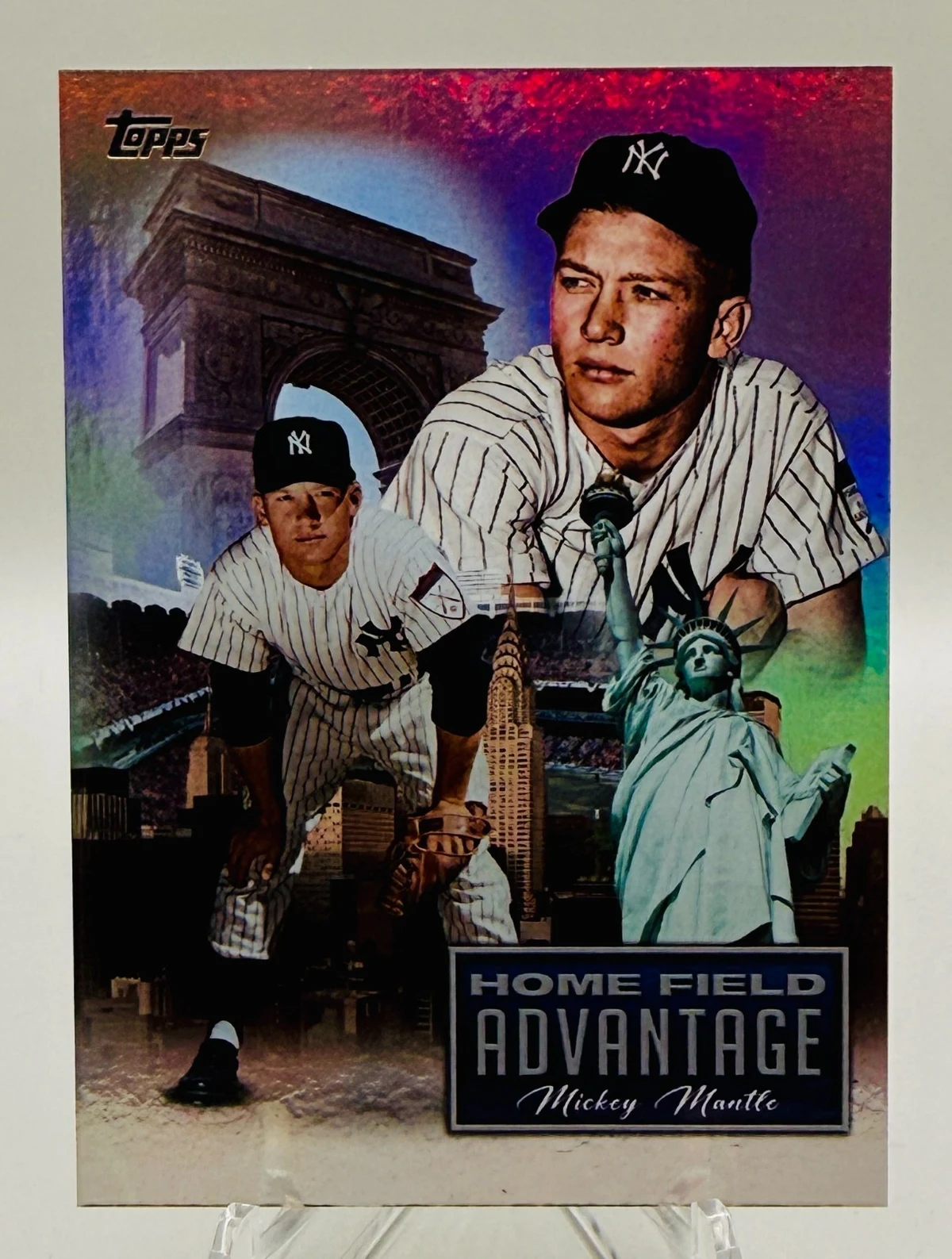 Mickey Mantle #LHA-6 2024 Topps Baseball Legendary Home Field Advantage front