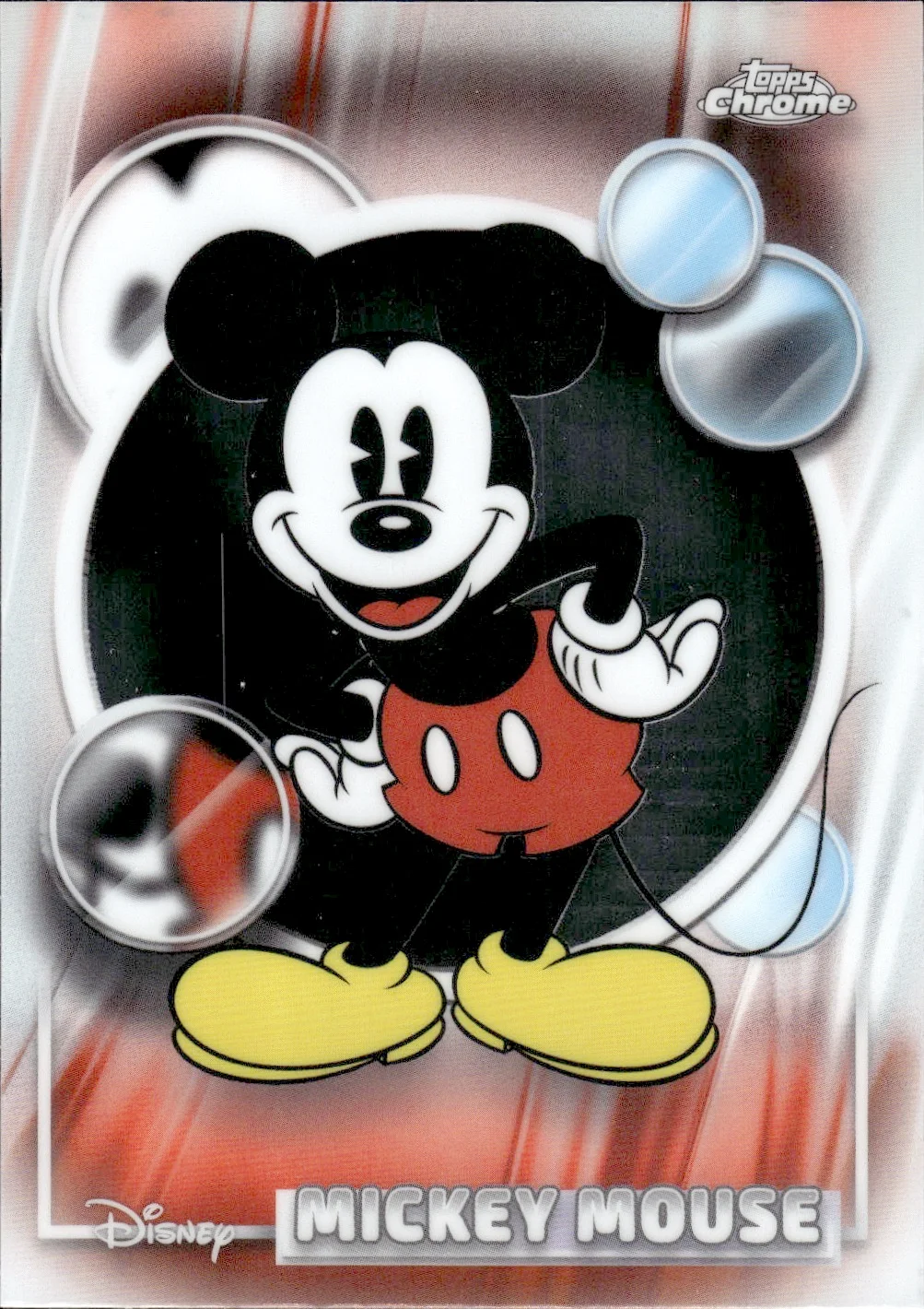 Mickey Mouse #50 2026 Topps Chrome Disney trading card - Front