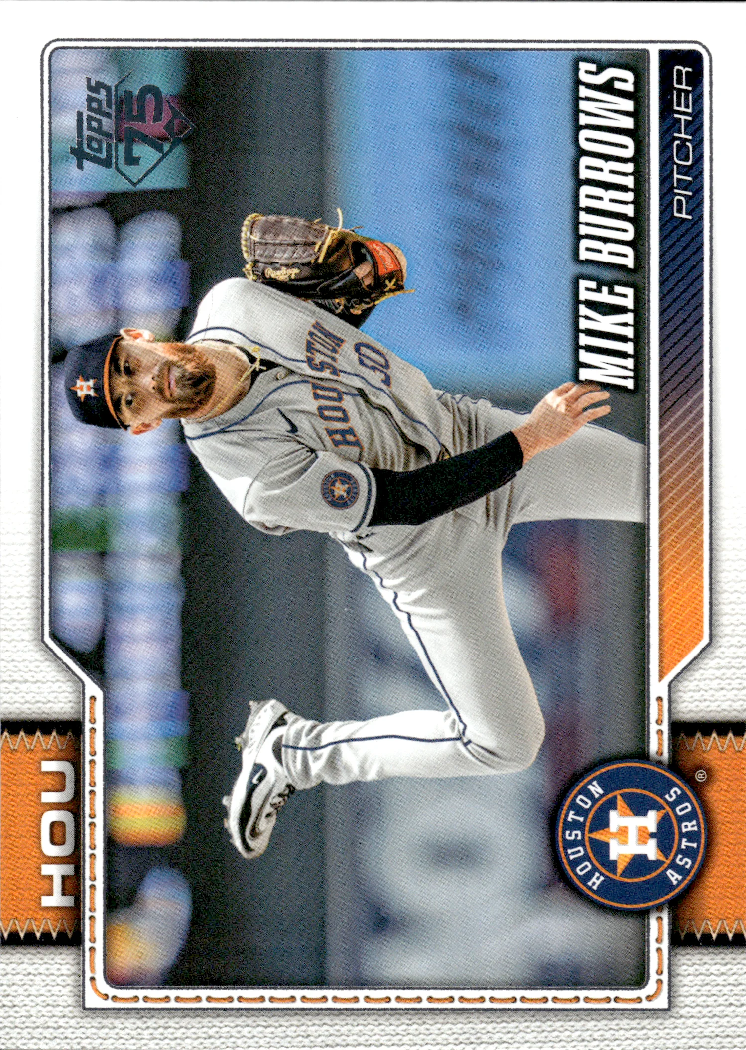 Mike Burrows #413 Rookie Card 2026 Topps Series 2 Baseball baseball rookie card - Front
