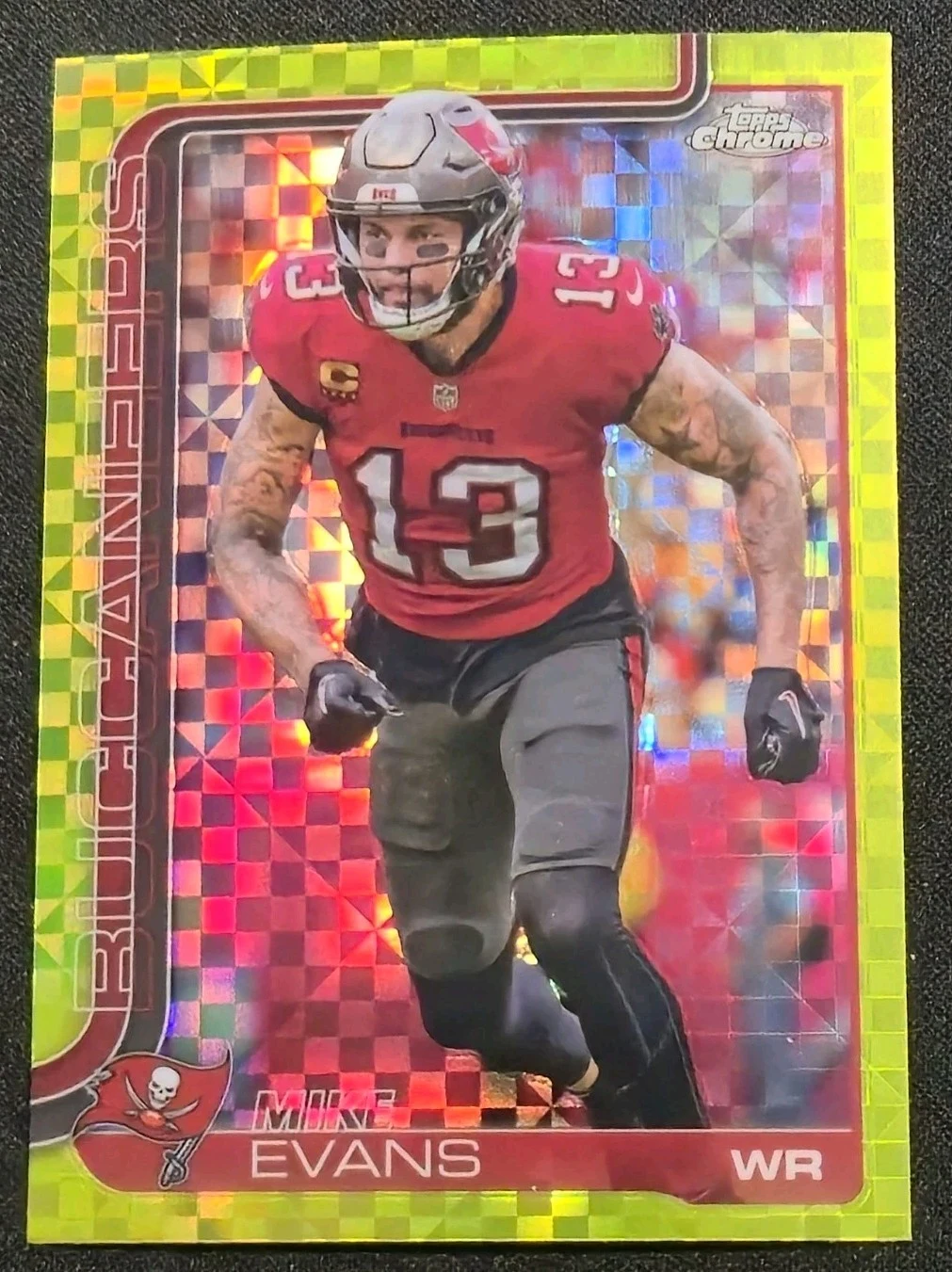 Mike Evans 2025 Topps Chrome Football card