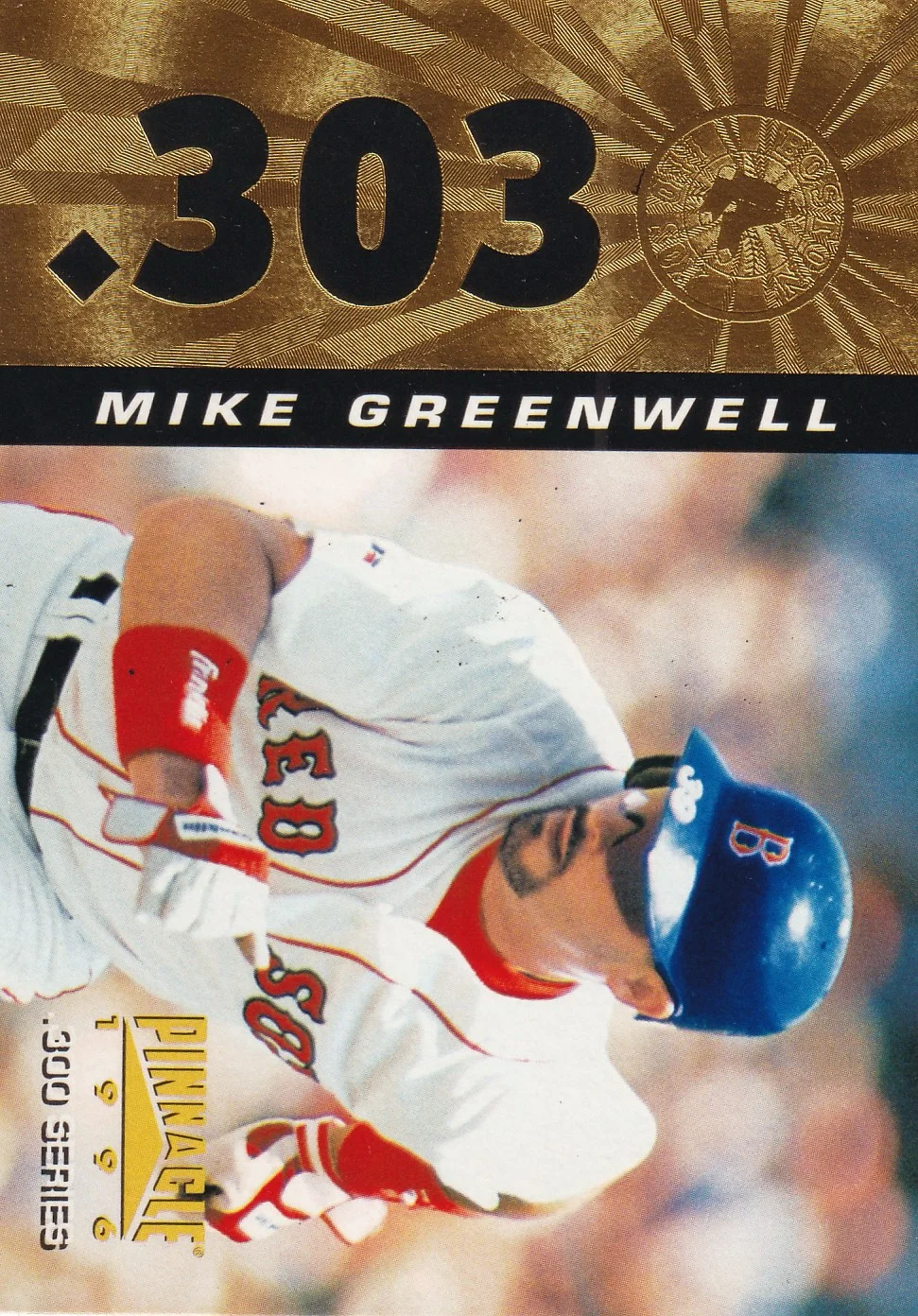 Mike Greenwell 1996 Pinnacle #303 baseball card - Front