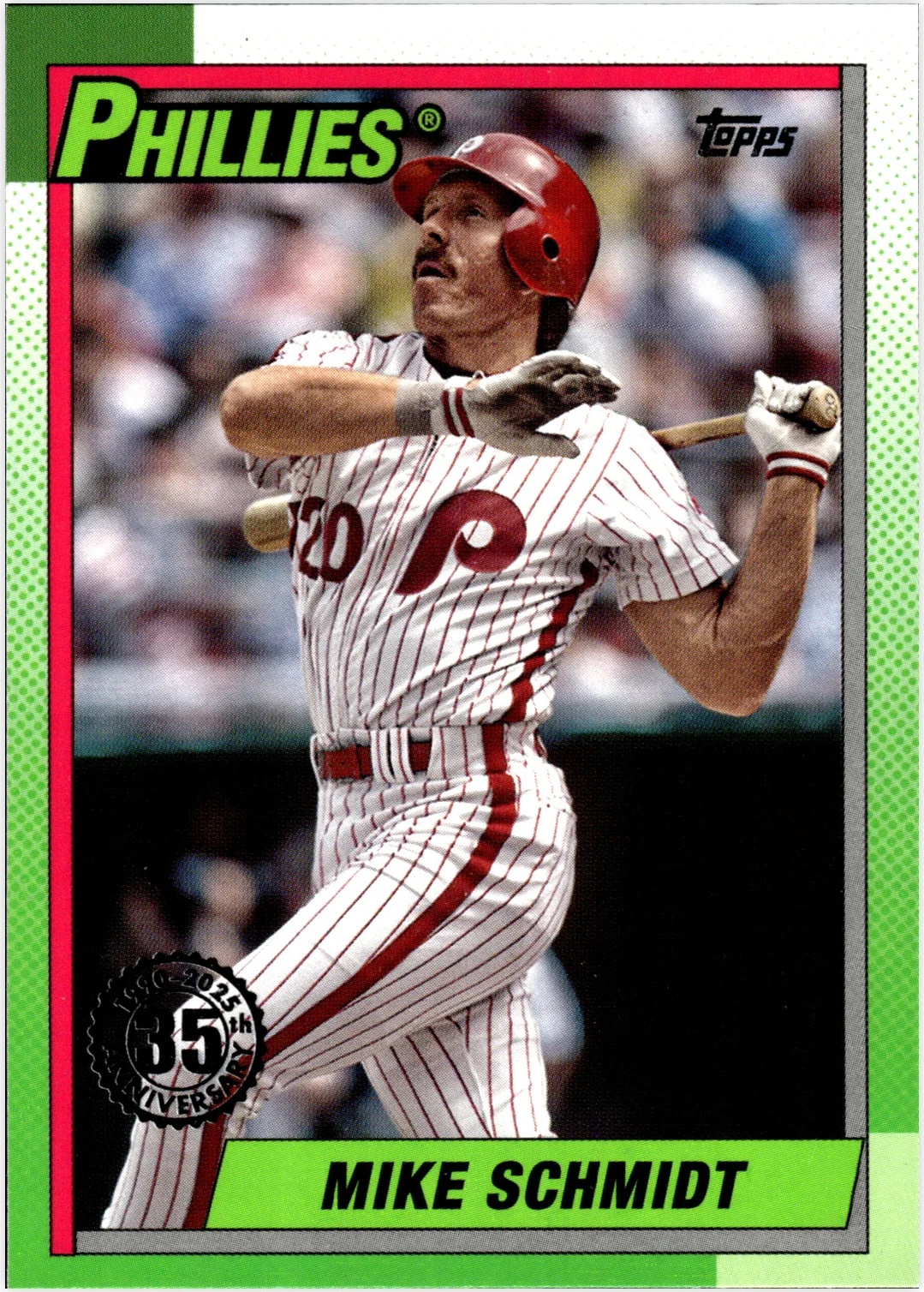 Mike Schmidt 2025 Topps #T90-2 1990 Topps Baseball 35th Anniversary (Series One) baseball card - Front