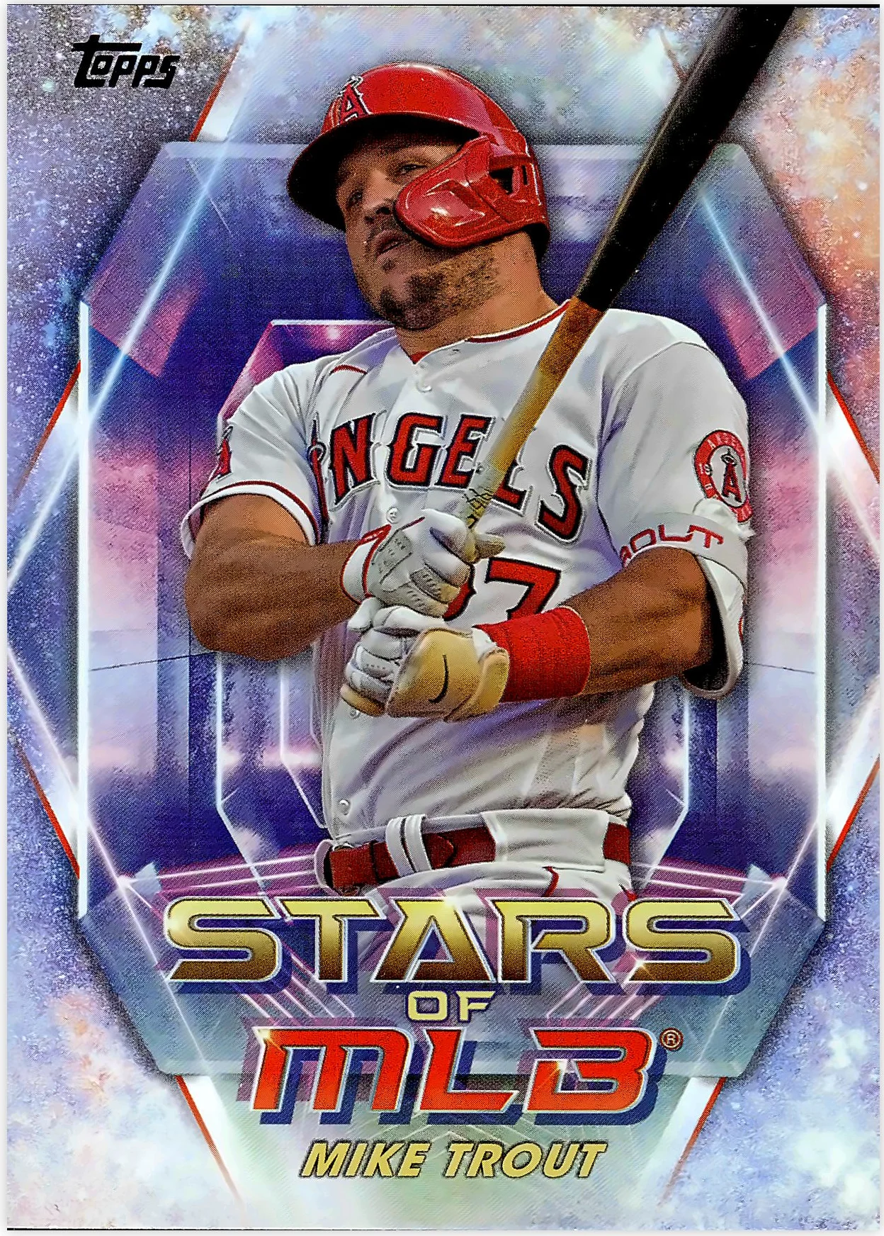Mike Trout 2023 Topps #SMLB-2 Stars of MLB baseball card - Front