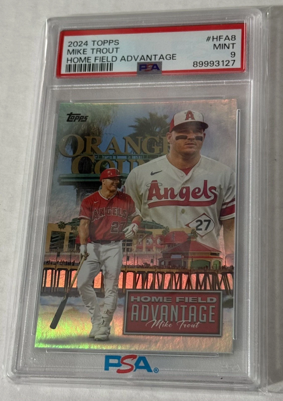 Mike Trout #HFA-8 2024 Topps Baseball Home Field Advantage front