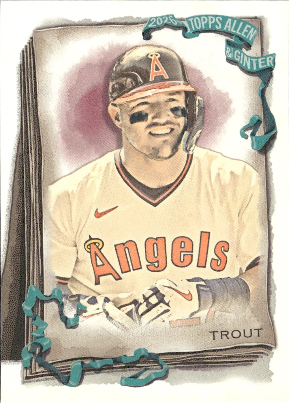 Mike Trout #27 2026 Topps Allen & Ginter trading card - Front