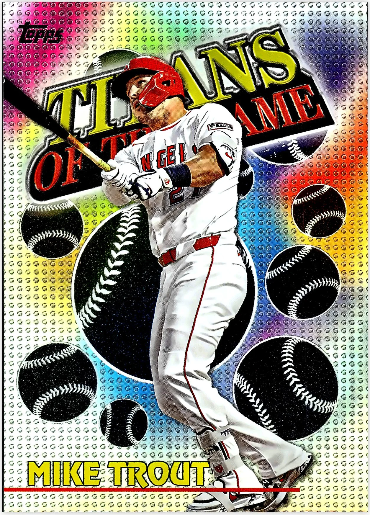 Mike Trout 2026 Topps #TOG-2 Titans of the Game baseball card - Front