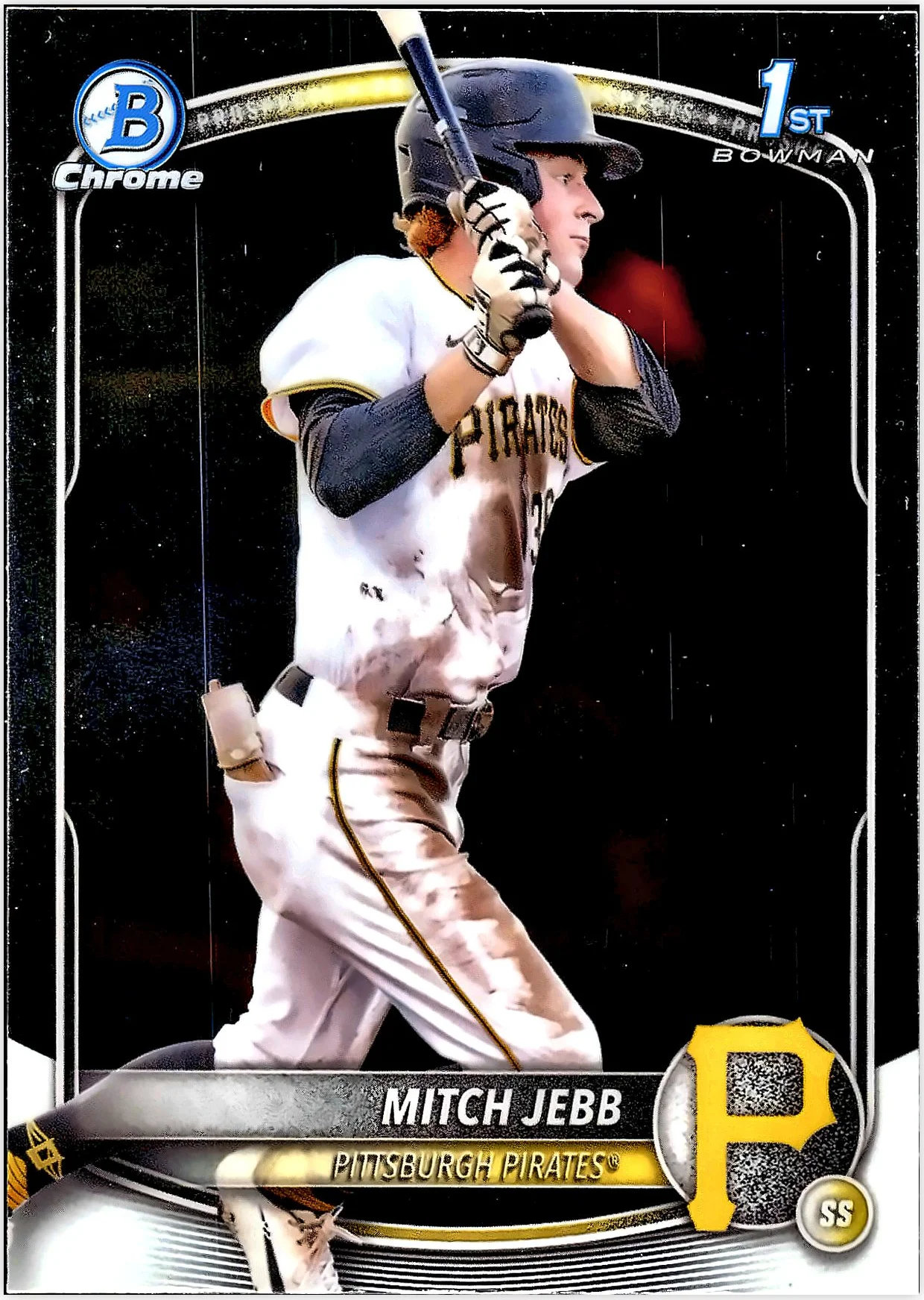 Mitch Jebb 2025 Bowman #BCP-41 Chrome Prospects baseball card - Front