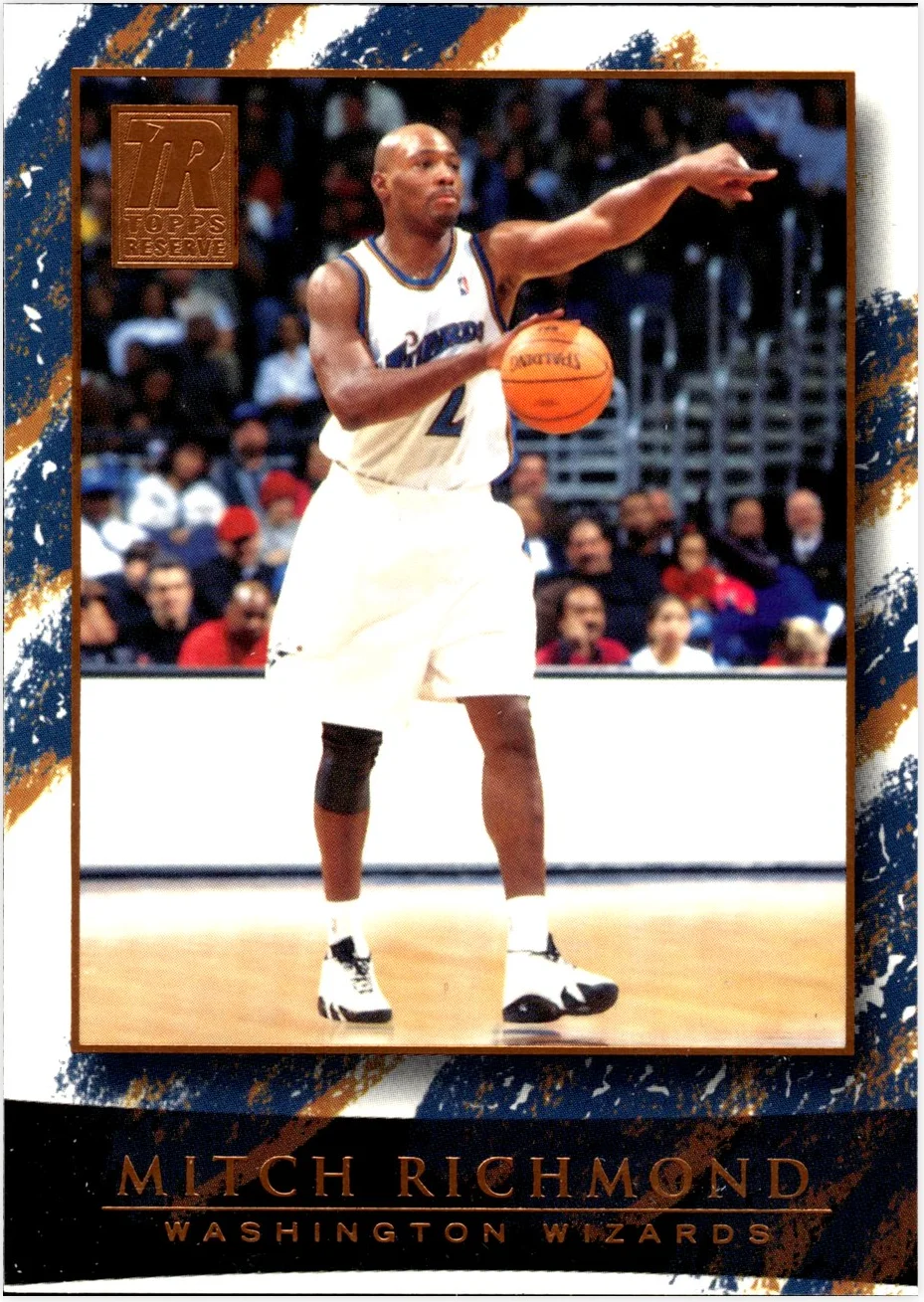 Mitch Richmond 2000-01 Topps Reserve #43 basketball card - Front