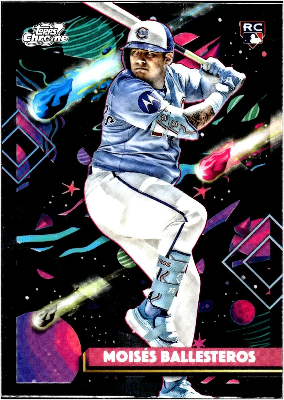 Moisés Ballesteros 2025 Topps Chrome Cosmic #58 baseball rookie card - Front