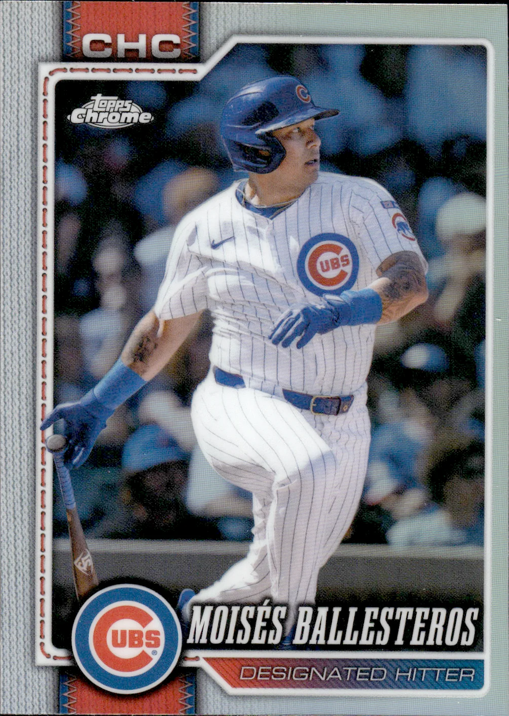 Moisés Ballesteros #264 Rookie Card 2026 Topps Chrome Baseball baseball rookie card - Front