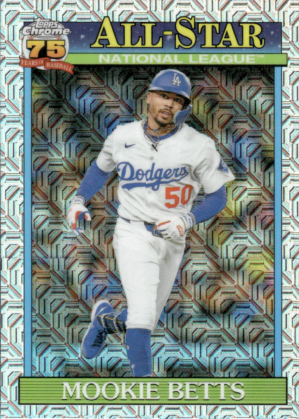 Mookie Betts #91ASC-47 Mojo Silver Pack 2026 Topps Series 2 Baseball All-Star baseball card - Front