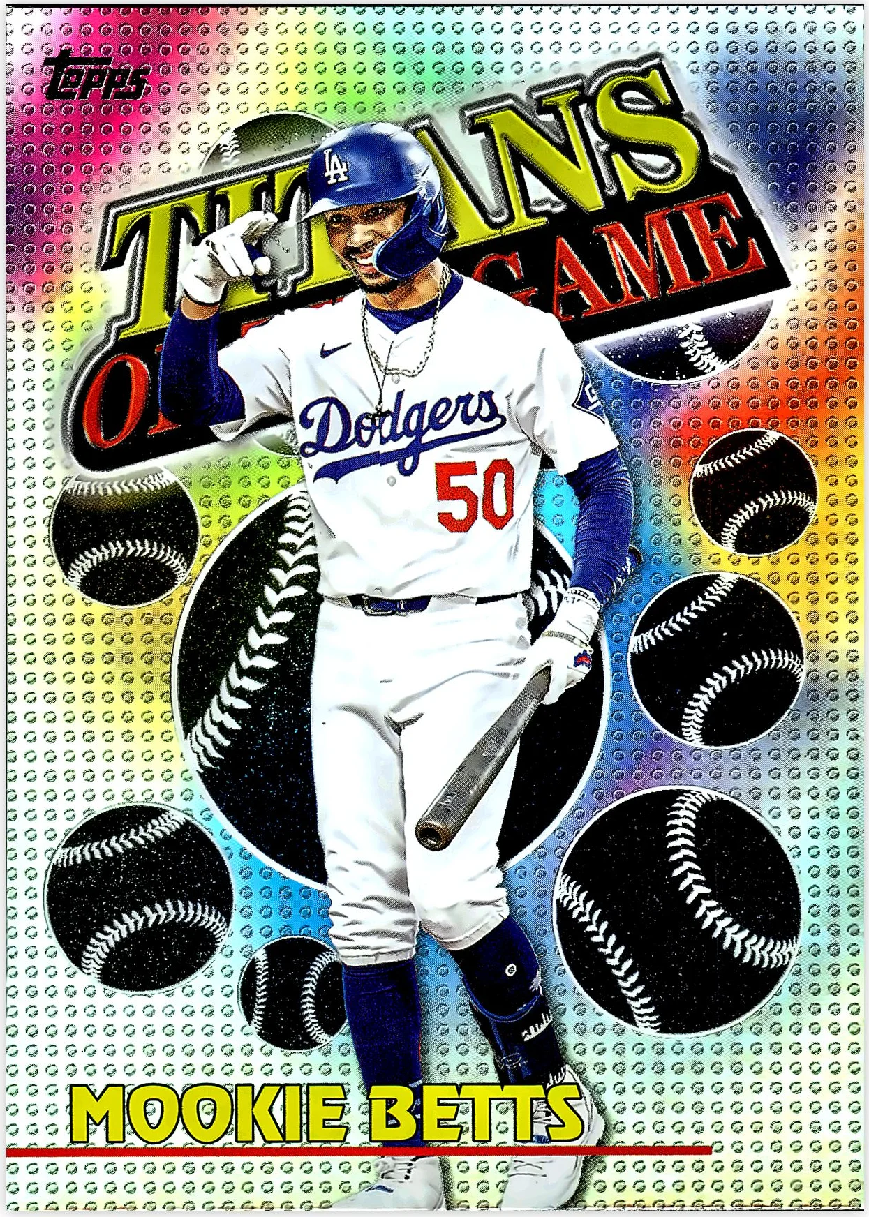 Mookie Betts 2026 Topps #TOG-8 Titans of the Game baseball card - Front