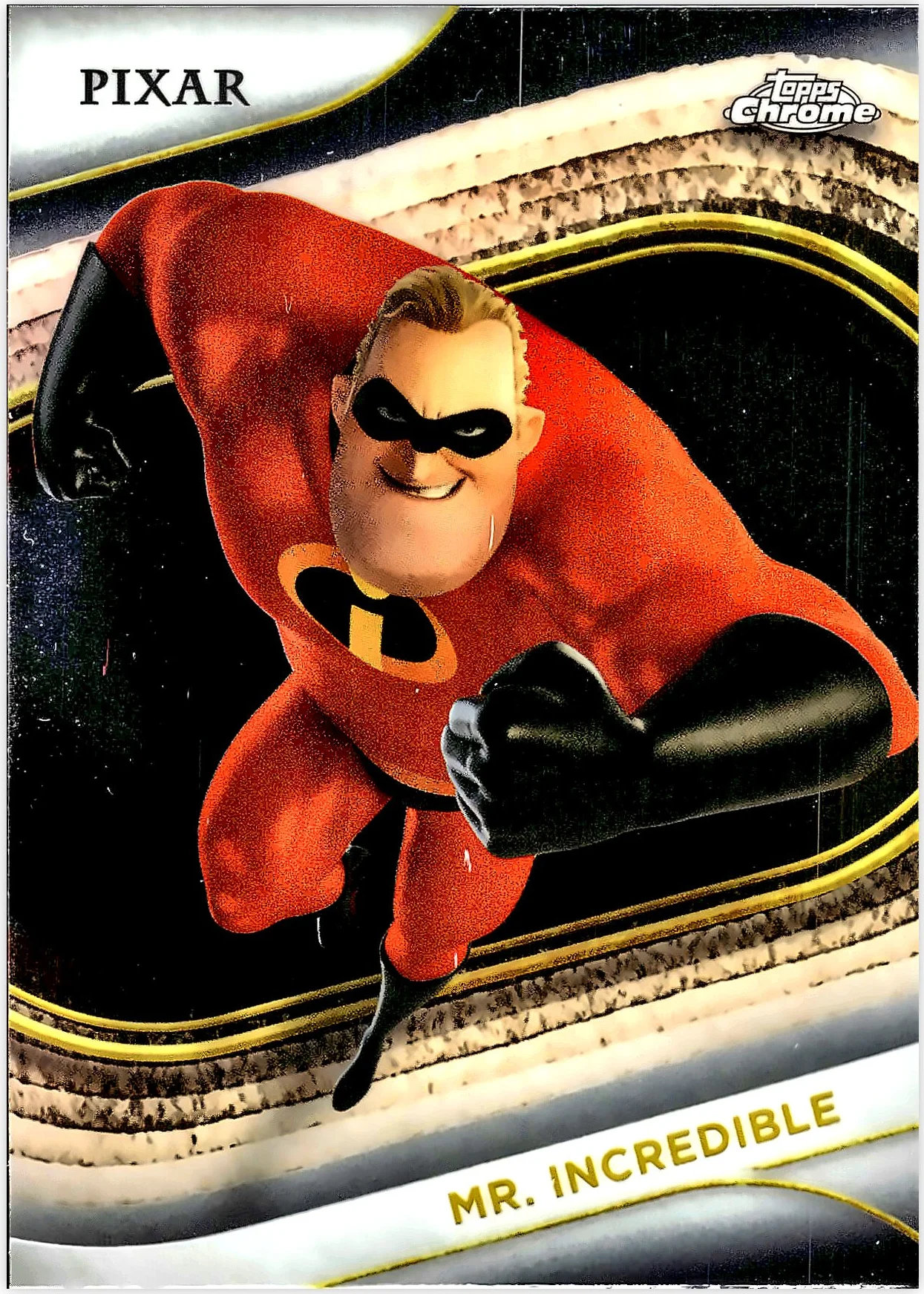 Mr. Incredible 2025 Topps Chrome Disney #150 trading card - Front