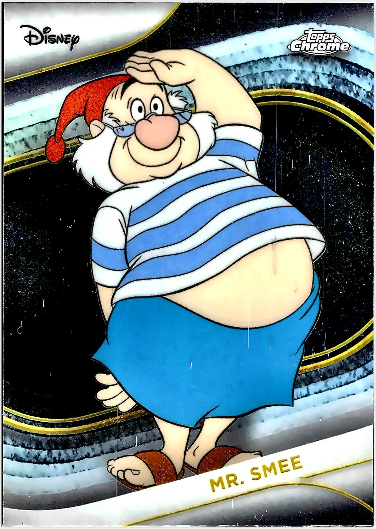 Mr. Smee 2025 Topps Chrome Disney #161 trading card - Front
