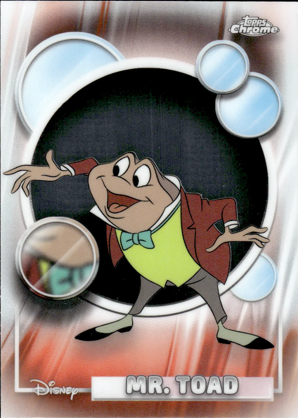Mr. Toad #3 2026 Topps Chrome Disney trading card - Front