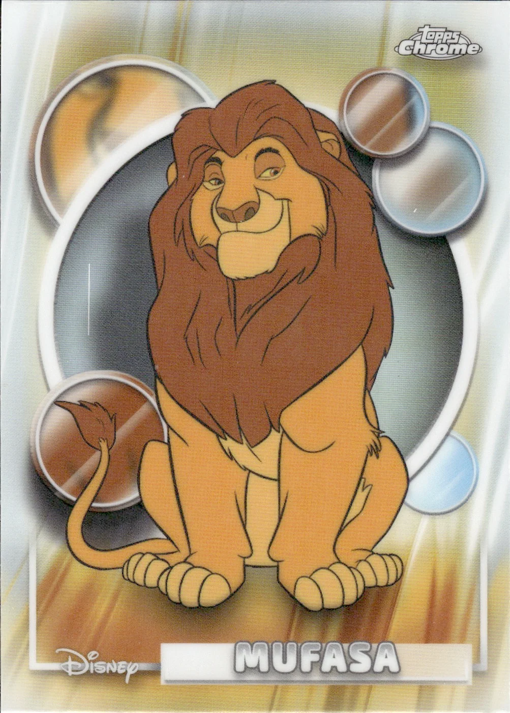 Mufasa #164 Refractor 2026 Topps Chrome Disney trading card - Front